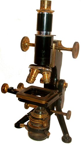 Antique microscope
