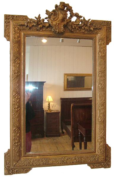 Antique gilt mirror