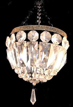 antique style purse chandelier