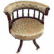 Victorian swivel desk chair