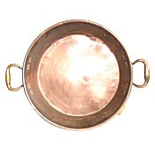 Victorian copper preserve pan