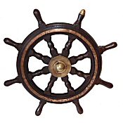 19th century ships wheel
