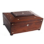 Regency rosewood jewellery box