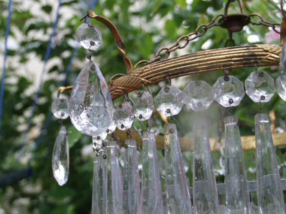 A Beautiful Edwardian 3Tier Icicle Drop Chandelier