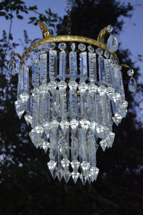 A Beautiful Large 5 Tier Albert Style Chandelier