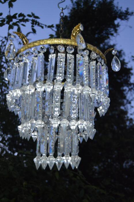 A Beautiful Large 5 Tier Albert Style Chandelier