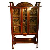 art nouveau display cabinet