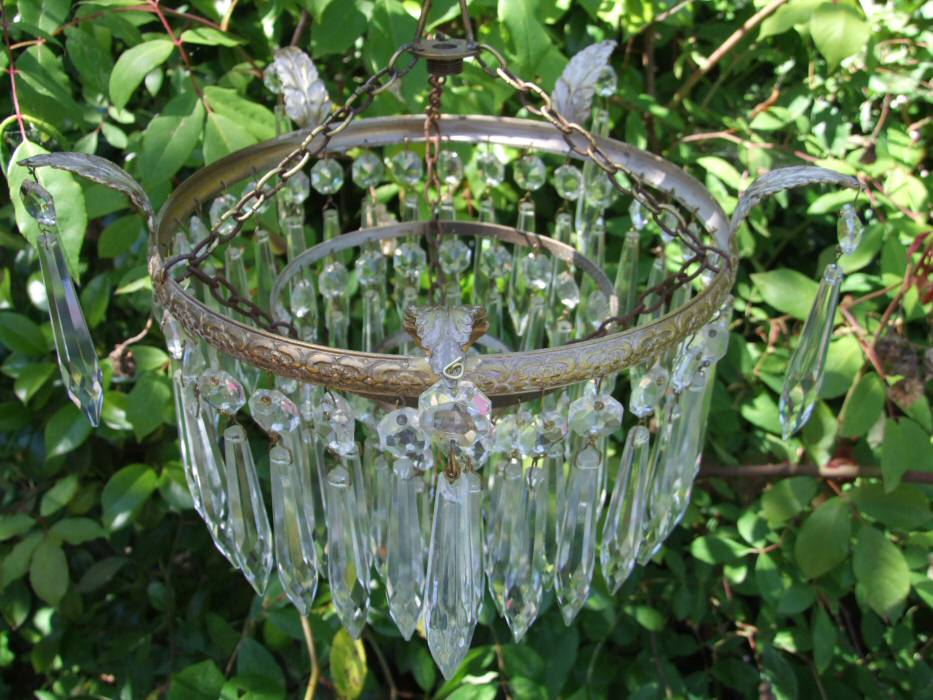 utiful Compact Edwardian 3Tier Icicle Drop Chandelier