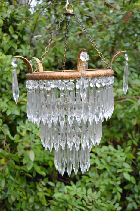 Edwardian 3 Tier Icicle Drop Chandelier