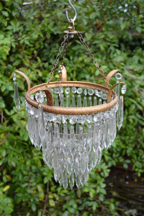 Edwardian 3 Tier Icicle Drop Chandelier