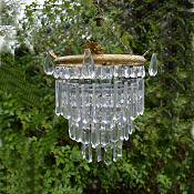 1930s crystal chandelier