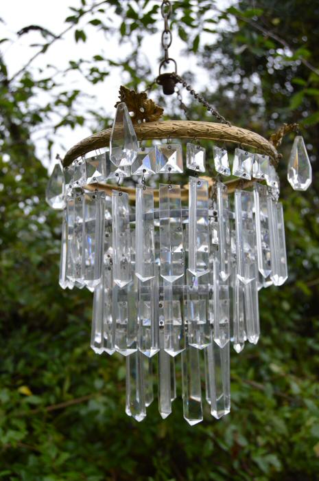 A Gorgeous 1930s Crystal Chandelier