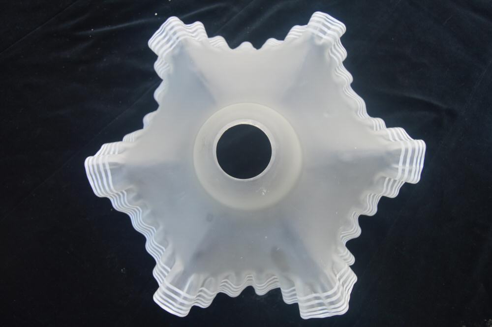 Stunning Edwardian Opaque Petal Ceiling Light