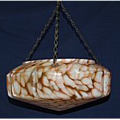 deco peach lampshade