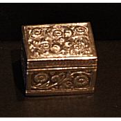 antique silver pill box