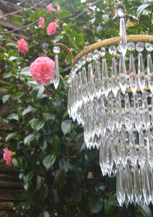 Edwardian 4 Tier Icicle Chandelier