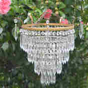 Edwardian 4 tier chandelier