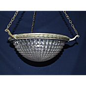 Edwardian glass lampshade