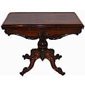 Early Victorian Rosewood Card Table