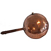 Victorian copper bedwarming pan