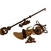 Regency brass door bell