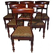 Victorian bar back dinig chairs