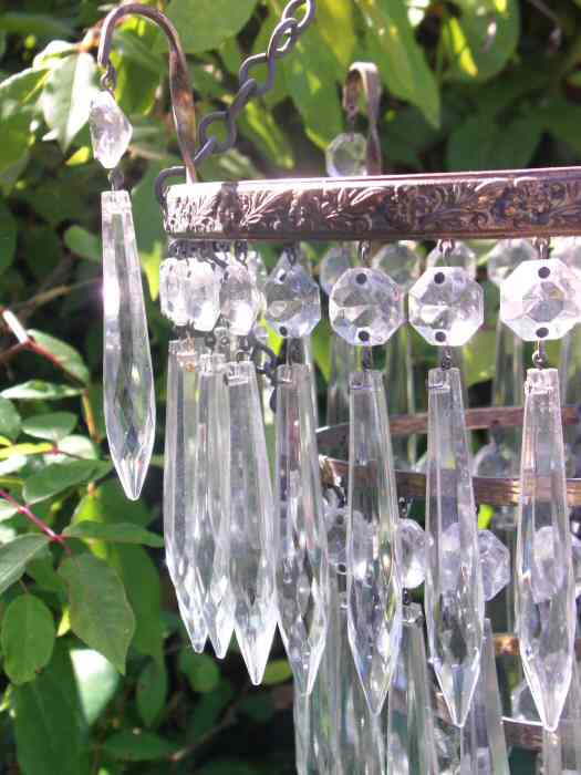 Beautiful Compact Edwardian 3Tier Icicle Drop Chandelier