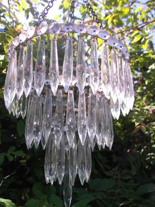 Circa 1930, A 3 Tier Icicle Drop Chandelier