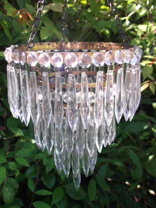 Circa 1930, A 3 Tier Icicle Drop Chandelier