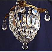 beautiful antique purse chandelier