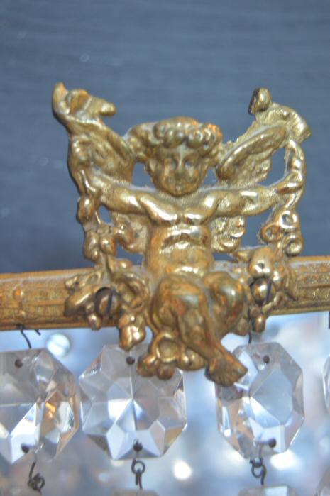 0 Large Purse Wall Lights with Cherub decoration 