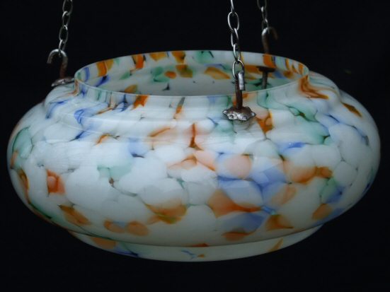 Art Deco Mottled Ceiling Light