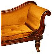 Regency chaise longue