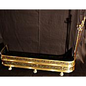 Regency brass fendere