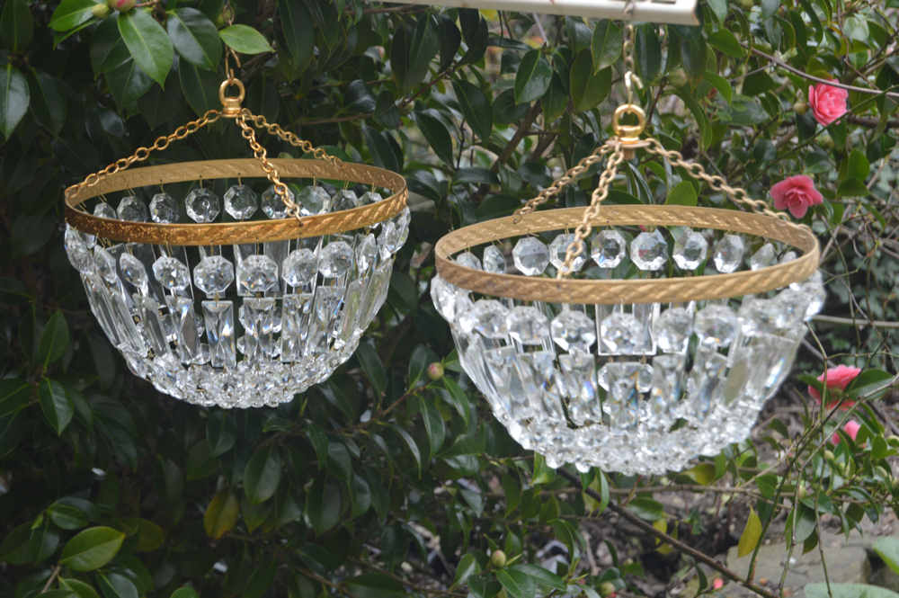 ir of Mid 20th Century Purse/Bag Chandeliers