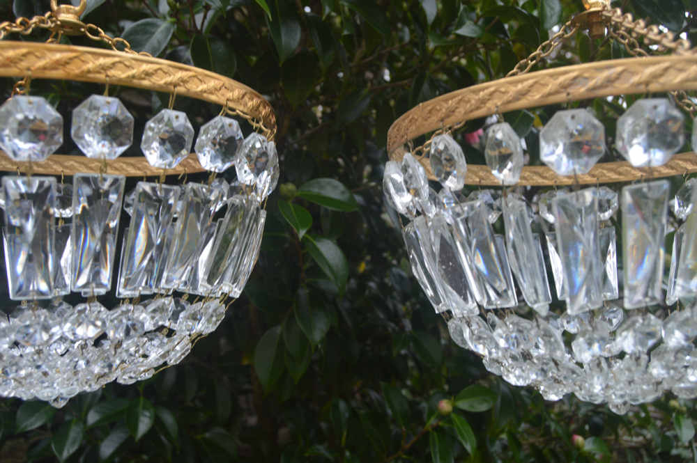 ir of Mid 20th Century Purse/Bag Chandeliers