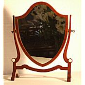 Edwardian mahogany mirror