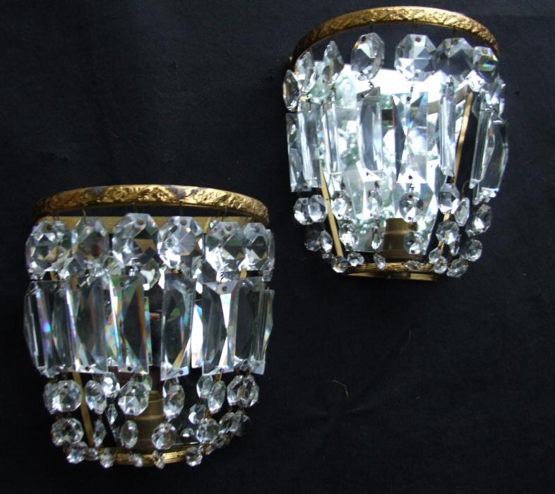 Early 20th Century Purse Wall Lights