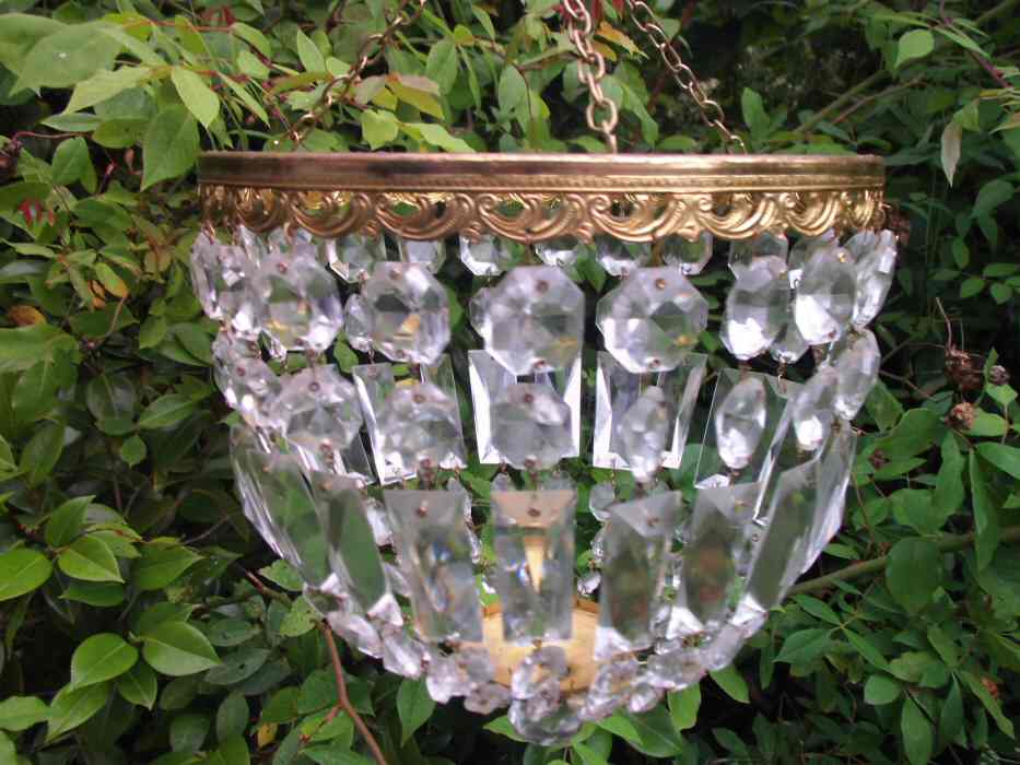 Large Mid 20th Century Bag Chandelier