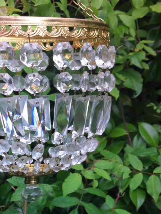 Large Mid 20th Century Bag Chandelier