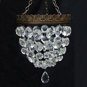 Small Mid 20th Century Purse Chandelier