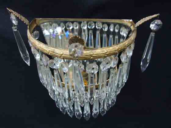 Single Edwardian Icicle Drop Wall Light