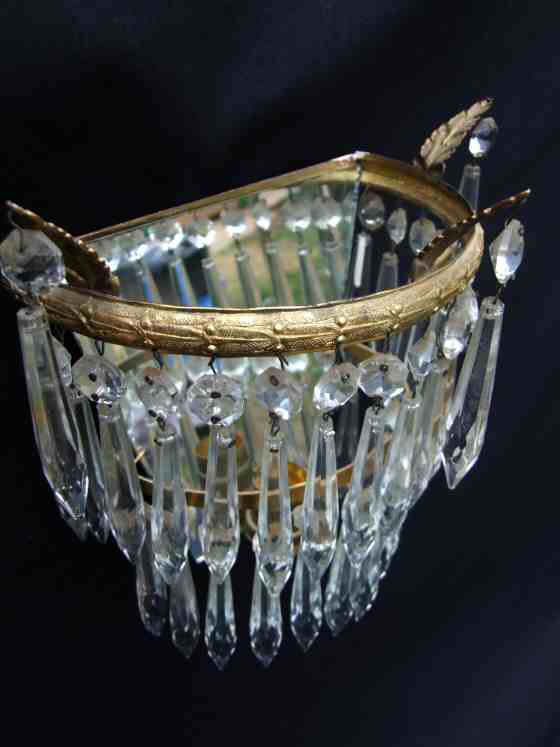 Single Edwardian Icicle Drop Wall Light