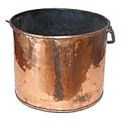 Large Geogian copper coal bin