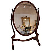 Edwardian mahogany dressing table mirror