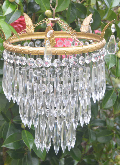 Edwardian 3 Tier Icicle Chandelier