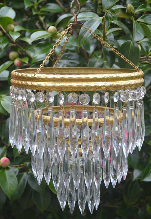 Mid 20th Century 3 Tier Icicle Chandelier