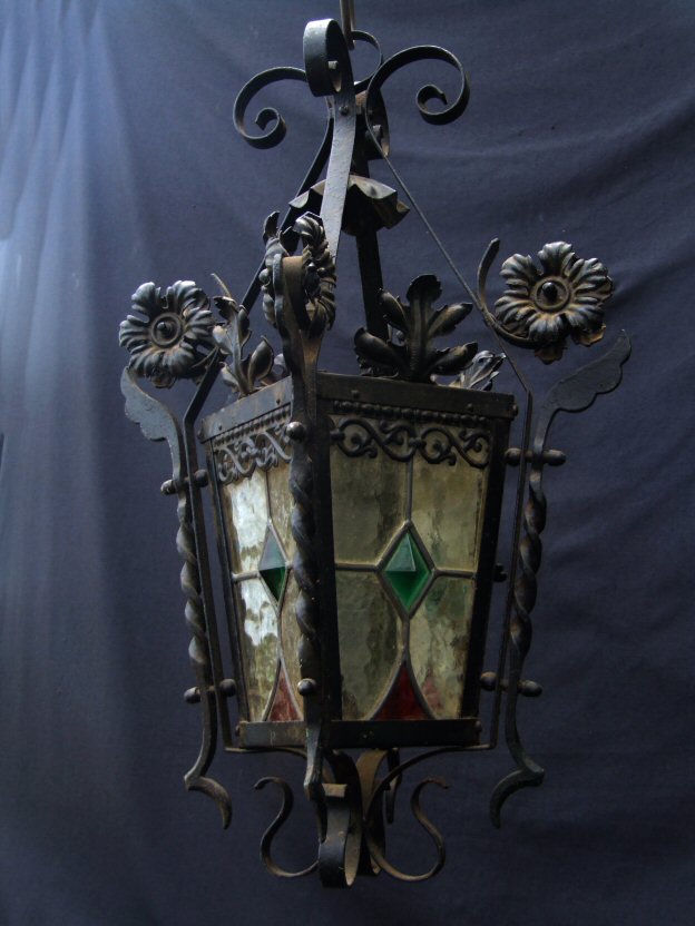 Victorian Wrought Iron Lantern