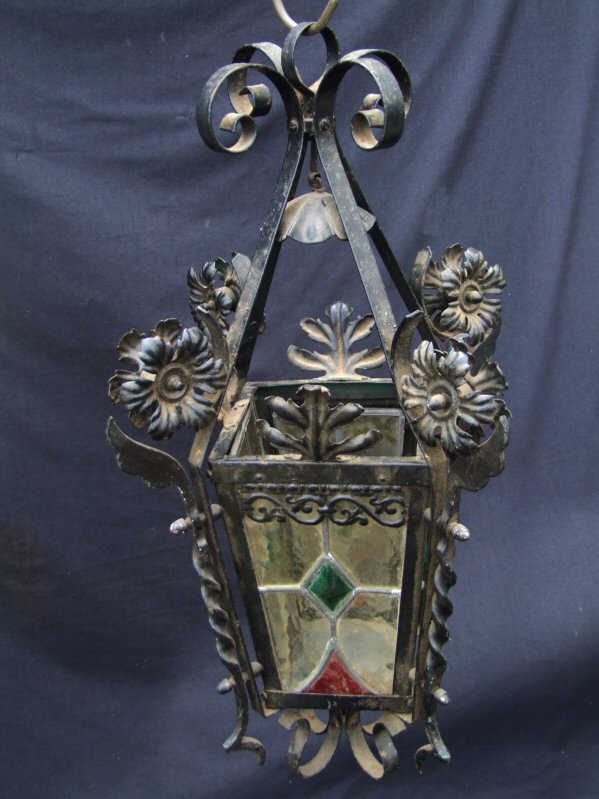 Victorian Wrought Iron Lantern