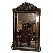 large Frech Victorian gilt mirror